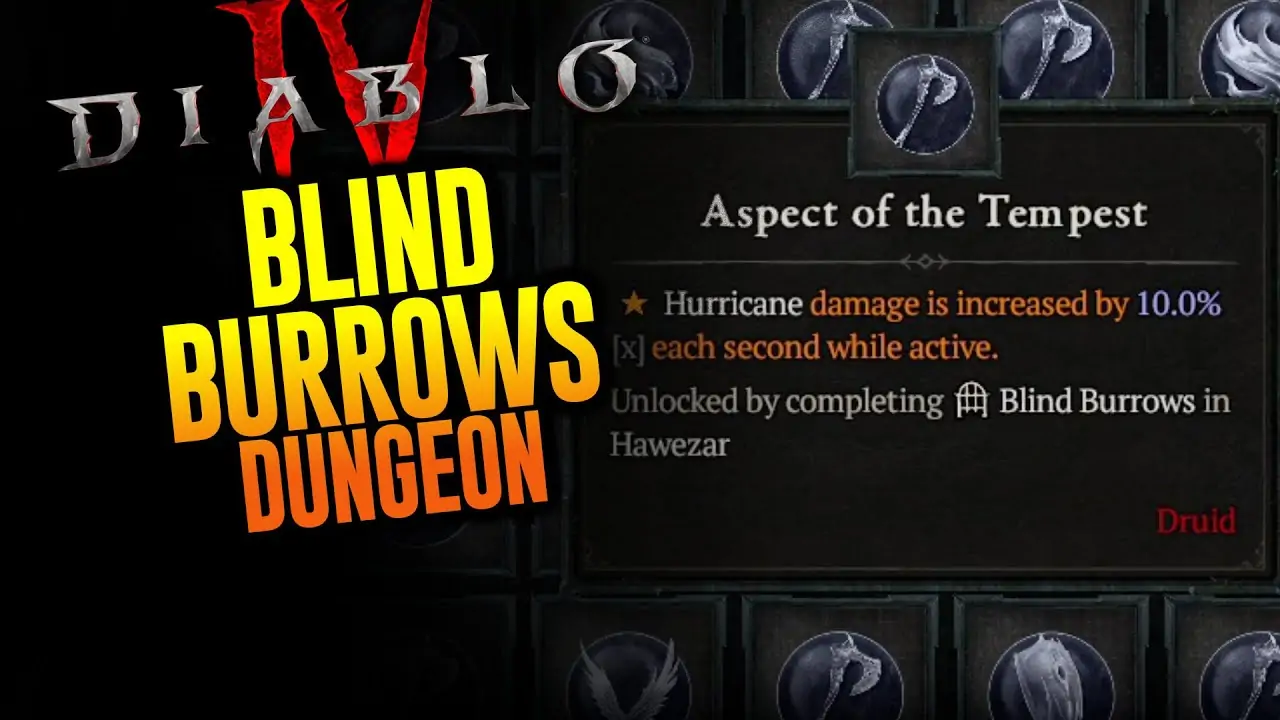 Diablo 4 : Le donjon Blind Burrows