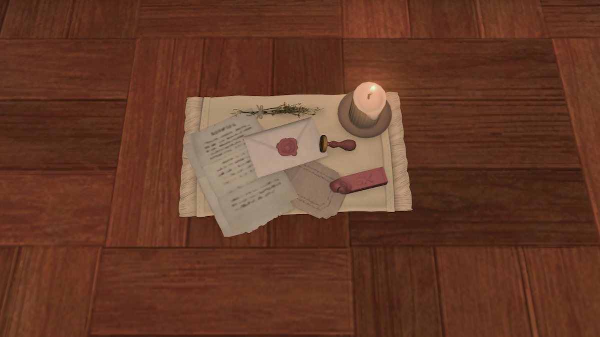 Tous les nouveaux articles de l'ensemble de cire à cacheter et de lettres FFXIV Patch 6.5