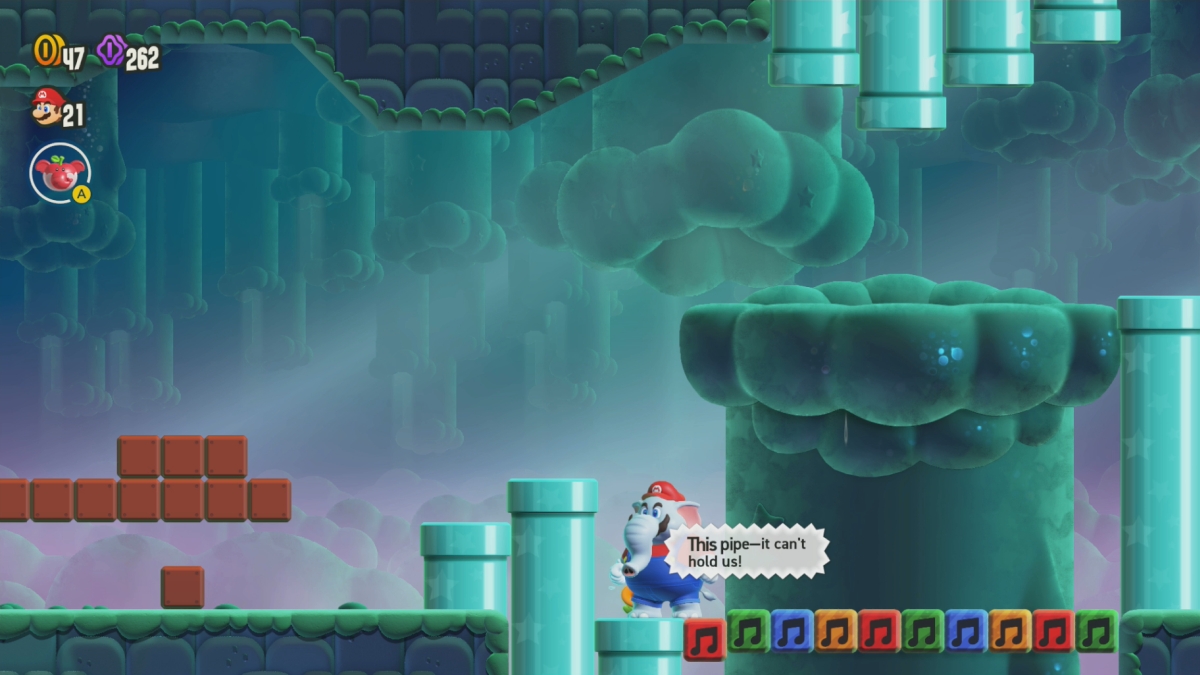 Smb Wonder Angry Spikes Sinkin Pipes Entrée de la zone cachée