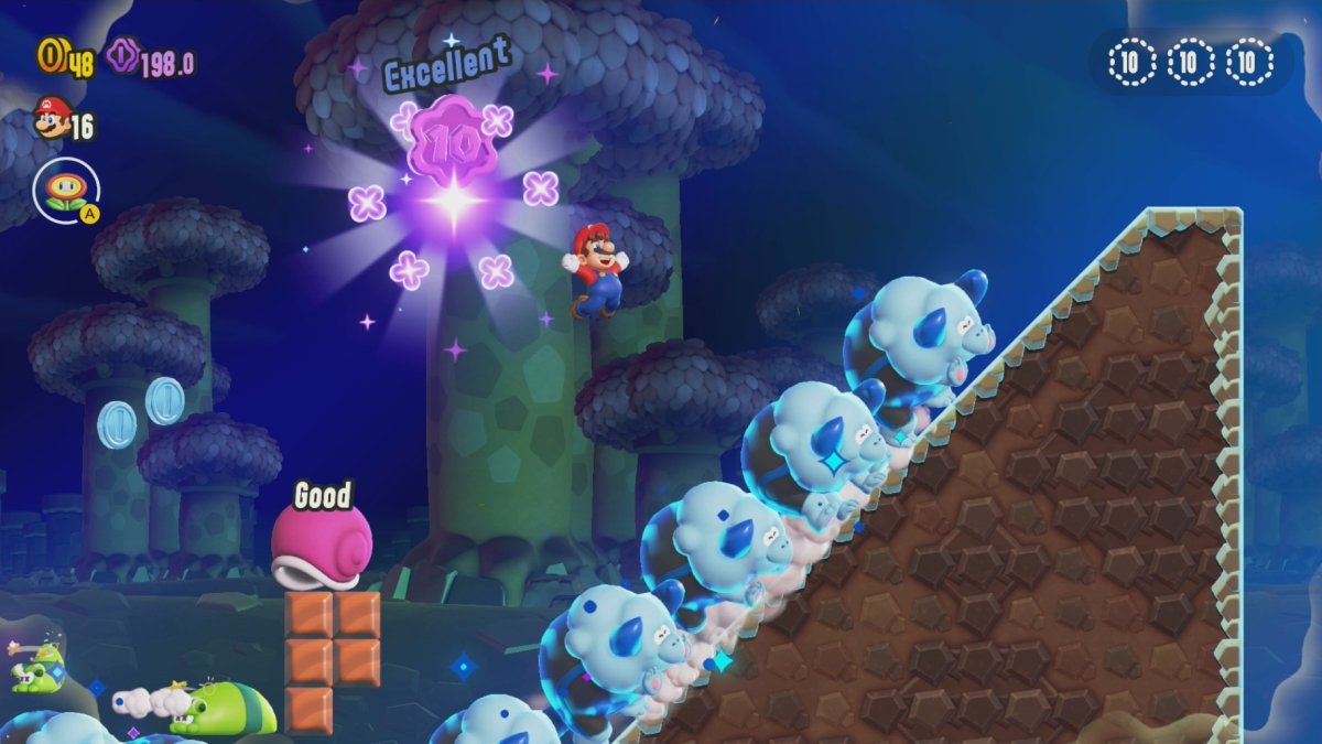 Super Mario Bros : Wonder - Vaincre Bulrush