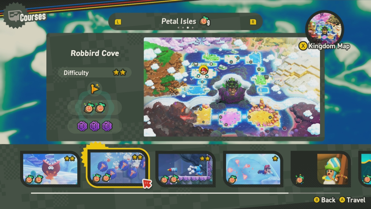 Super Mario Bros. Wonder : Effacer complètement un niveau