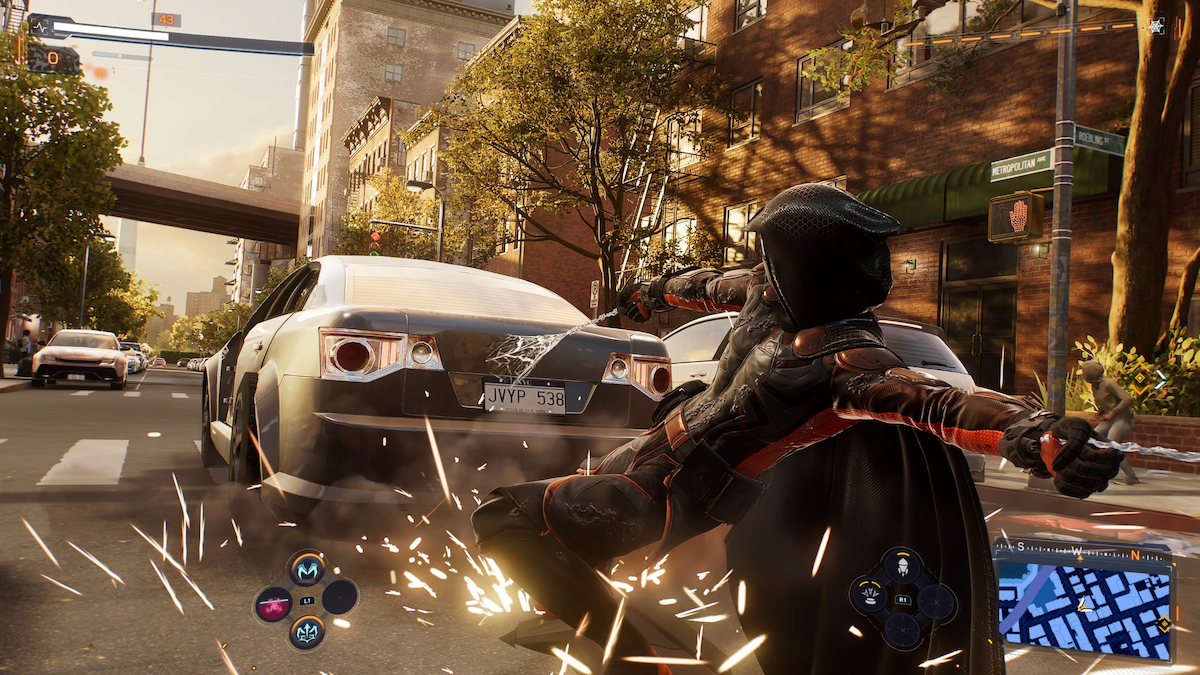 Spiderman attaquant des criminels1