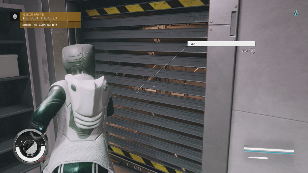 Starfield Best There Is First Vent In Storage Room