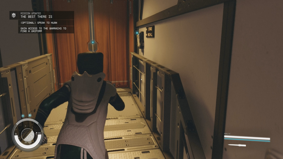 Starfield Best There Is Gain Access To The Barracks To Find A Uniform