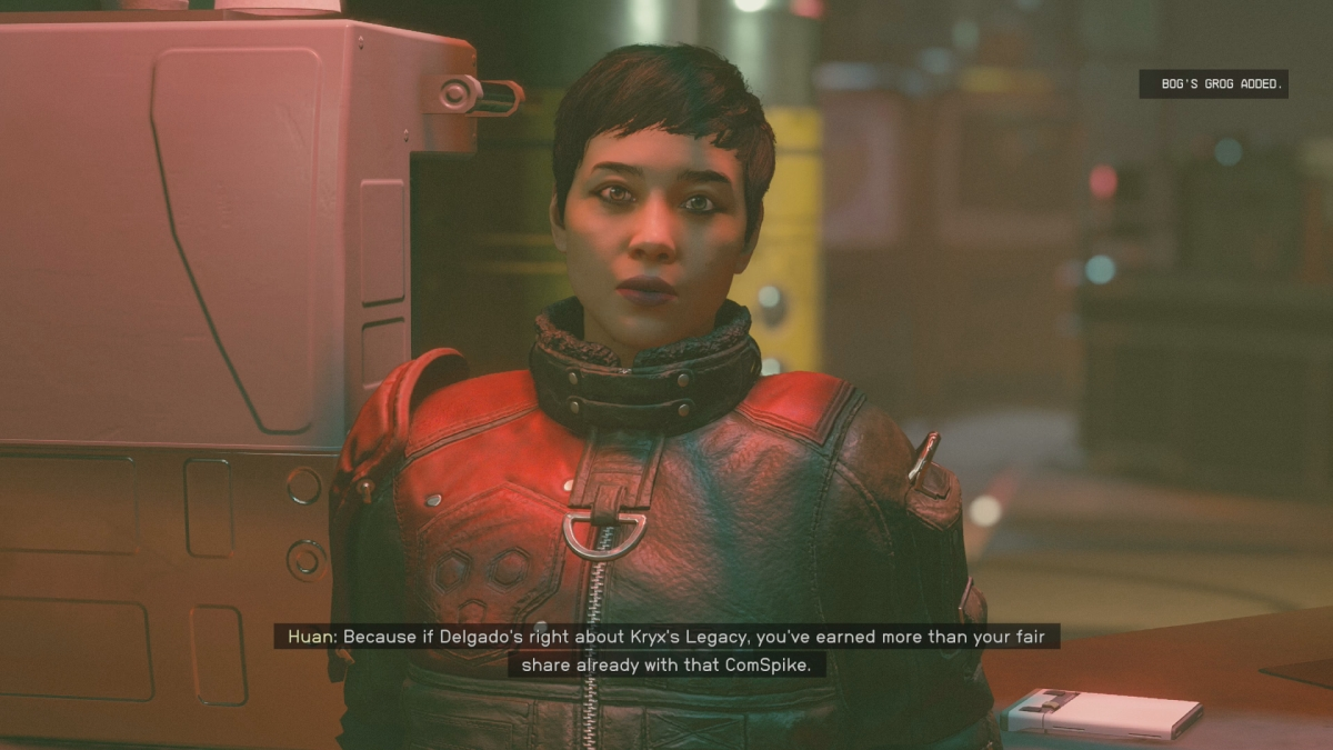 Starfield Best There Is Return To The Key Huan Gives You Bogs Grog