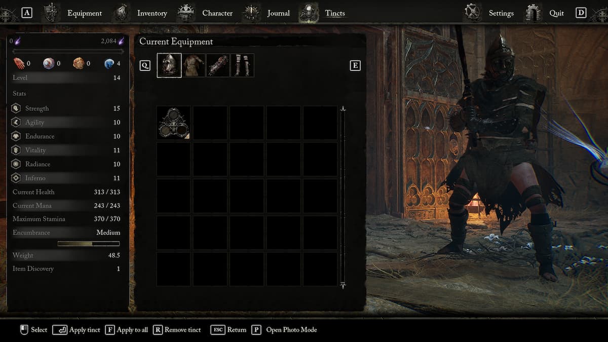 Teintes dans Lords Of The Fallen
