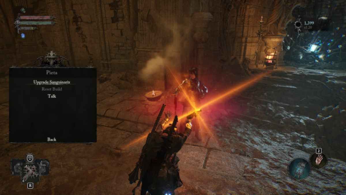 Améliorer Sanguinarix dans Lords Of The Fallen