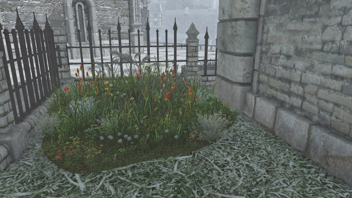 Lit de fleurs sauvages