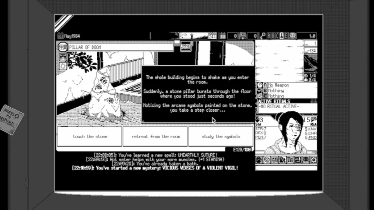 World Of Horror Trucs et astuces pour débutants Vérification des compétences