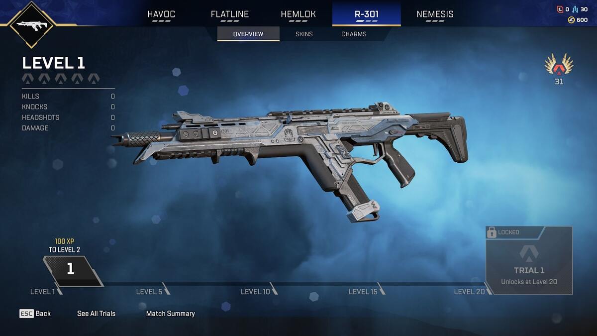 Apex Legends : Comment gagner rapidement de l'XP de maîtrise des armes