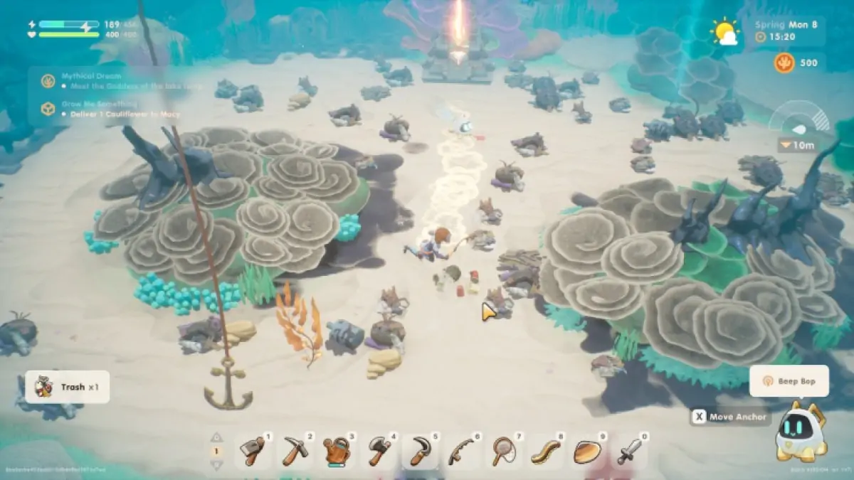 Coral Island : tous les emplacements de pétoncles royaux