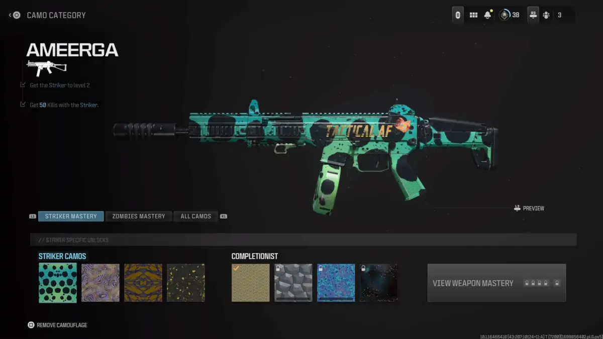 Tous les camouflages d'armes de Modern Warfare 3 (MW3) et comment les débloquer