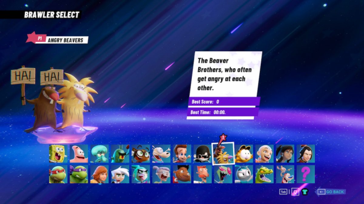 Castors en colère Nickelodeon All Star Brawl 2