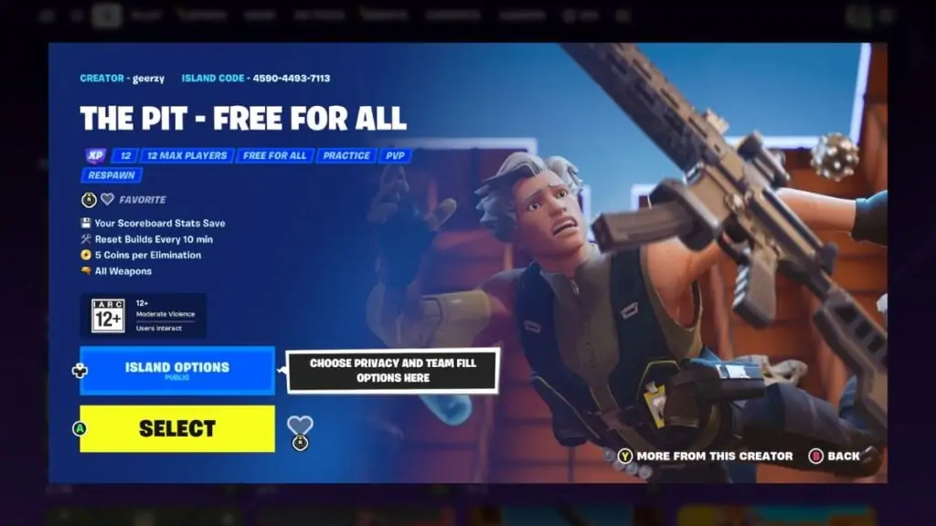 Carte Fortnite La Fosse Gratuite Pour Tous