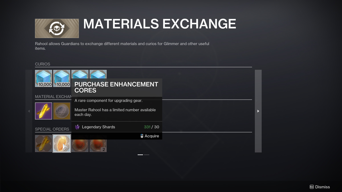 Destiny 2 Éclats légendaires 1