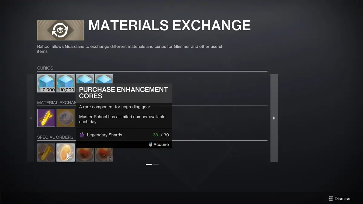 Destiny 2 Éclats légendaires 1