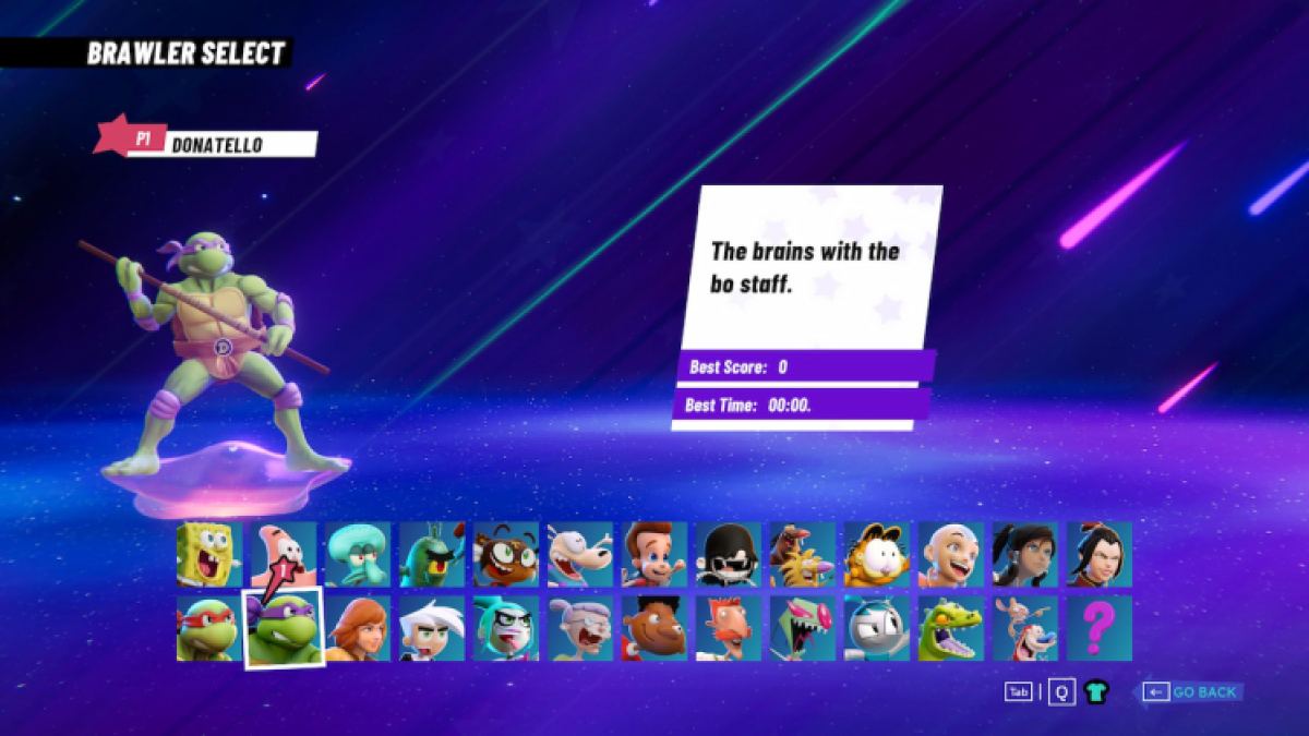 Donatello Nickelodeon All Star Brawl 2