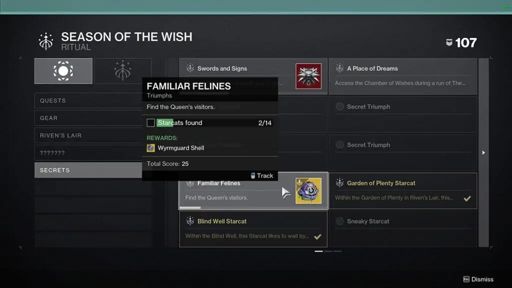 Comment terminer les félins familiers dans Destiny 2