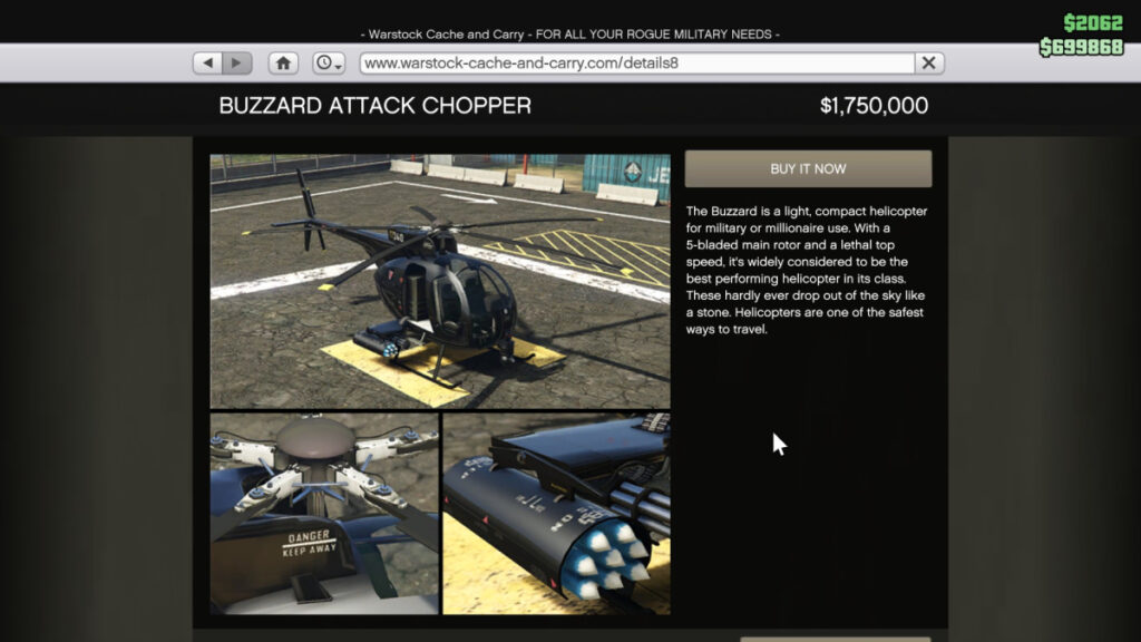 Hachoir d'attaque Buzzard