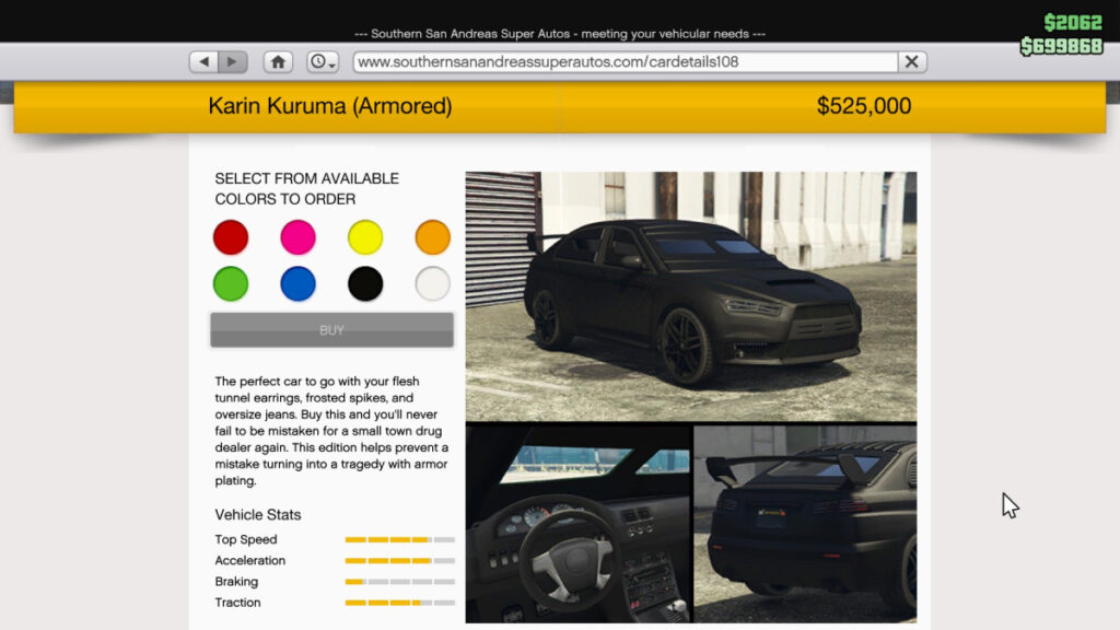 Kuruma blindé