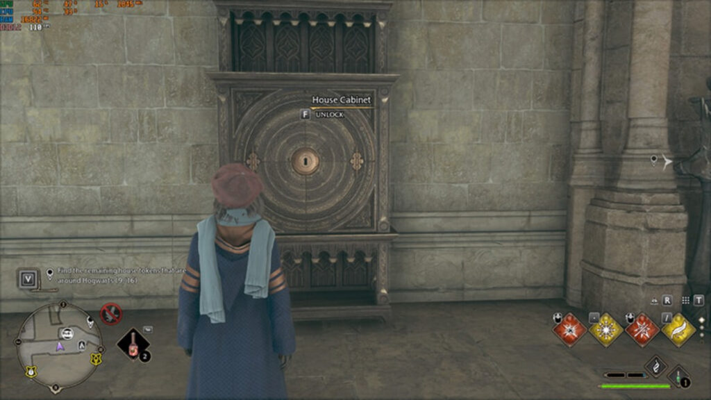 Une armoire dans Warner Bros. Games Harry Potter RPG