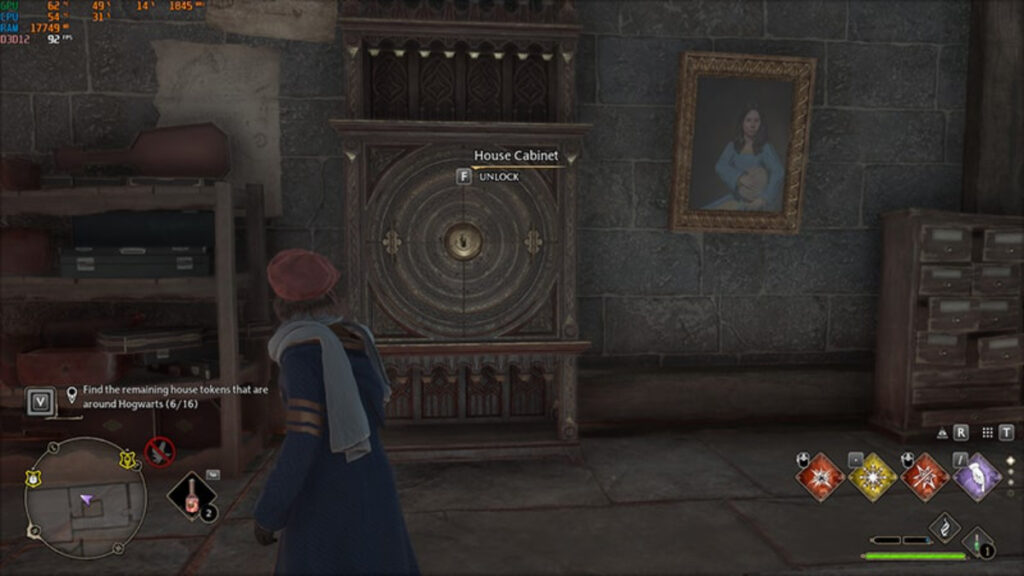 Une armoire dans Warner Bros. Games Harry Potter RPG