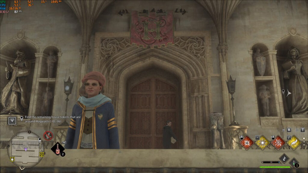 Une porte dans Warner Bros. Games Harry Potter RPG