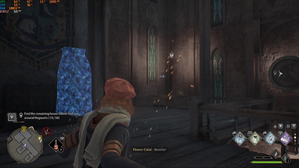 Une plate-forme en bois dans le RPG Harry Potter de Warner Bros. Games