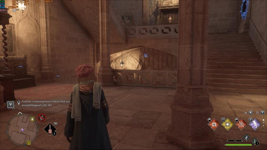 Un escalier dans Warner Bros. Games Harry Potter RPG