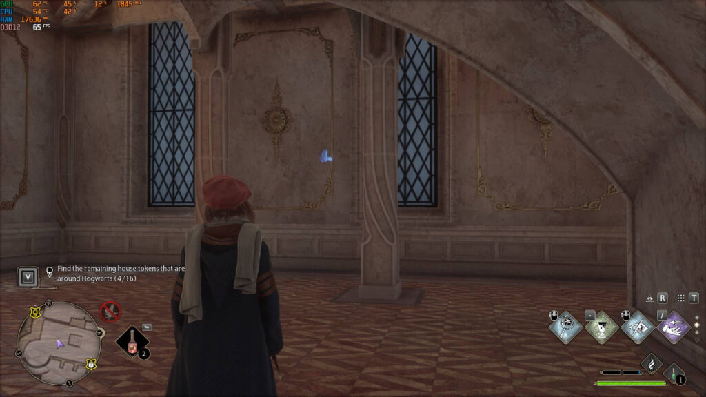 Un mur lors de la quête des Clés Dédaliennes dans Hogwarts Legacy