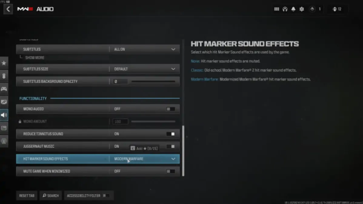 Comment activer les sons classiques des hitmarkers dans Modern Warfare 3