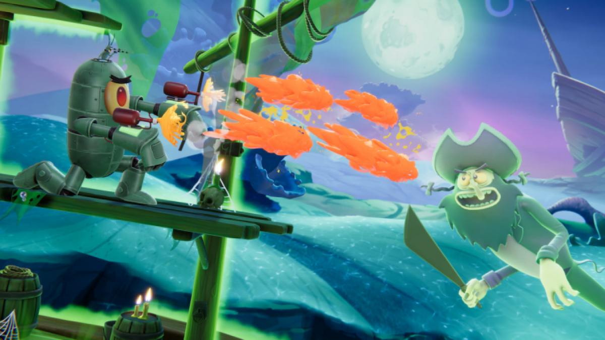Mécha Plancton Nickelodeon All Star Brawl 2