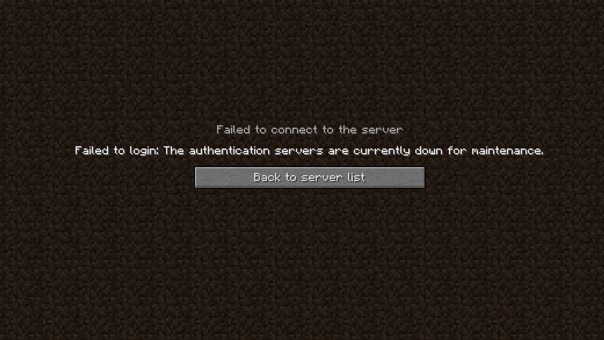 Les serveurs d'authentification Minecraft sont-ils en panne ?