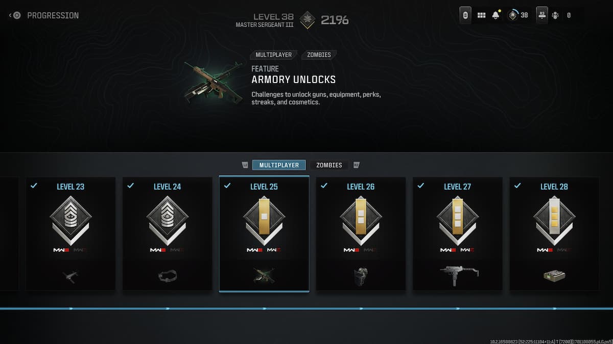 Déblocage de l'armurerie de Modern Warfare 3