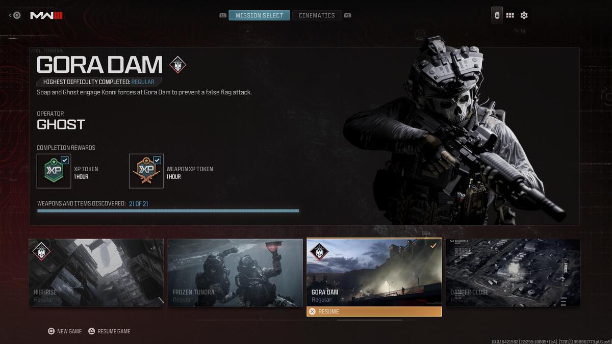 Modern Warfare 3 (MW3) Gora Dam : les 21 emplacements d'armes et d'objets