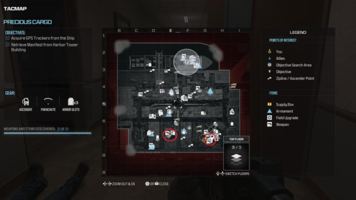 Emplacements des transporteurs de plaques de chargement précieux de Modern Warfare 3