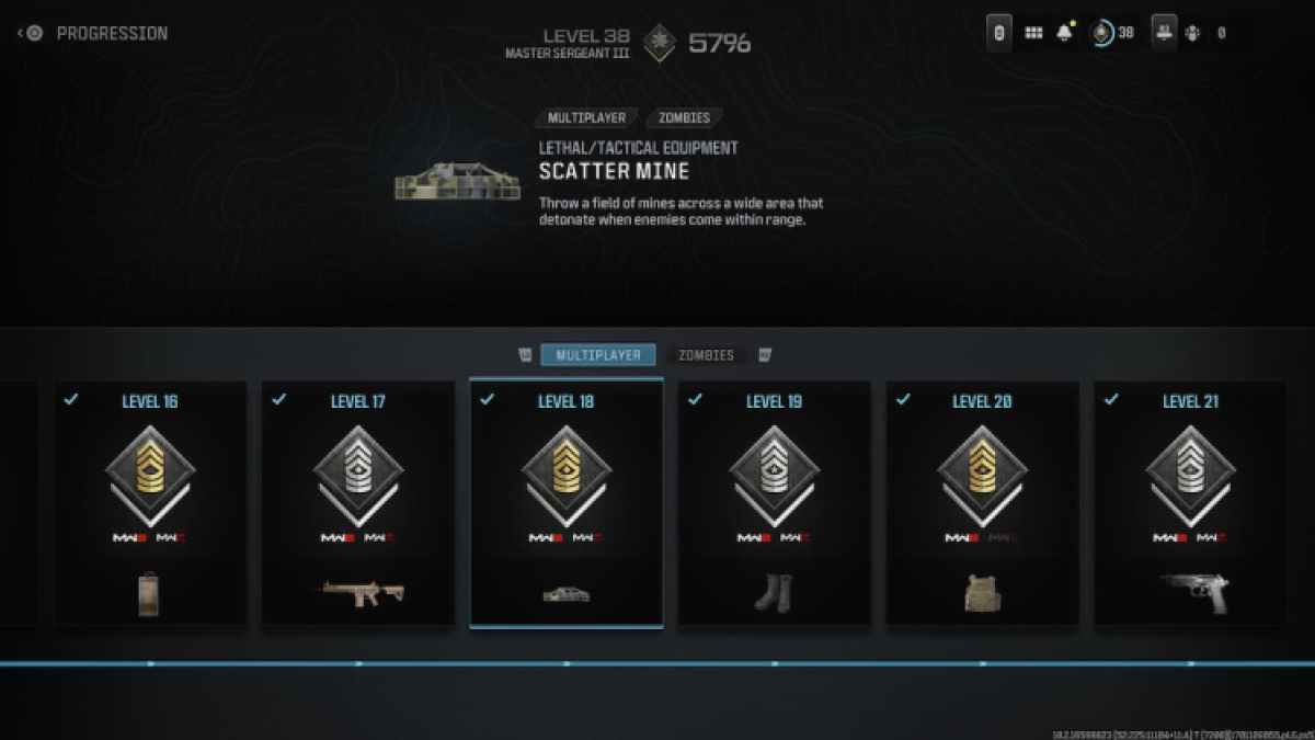 Déverrouillage des mines à dispersion Modern Warfare 3