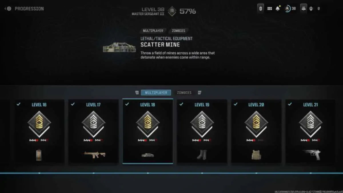 Déverrouillage des mines à dispersion Modern Warfare 3