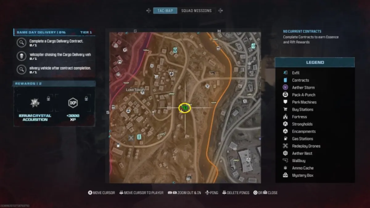 Emplacement 2 de la porte des glyphes des zombies de Modern Warfare