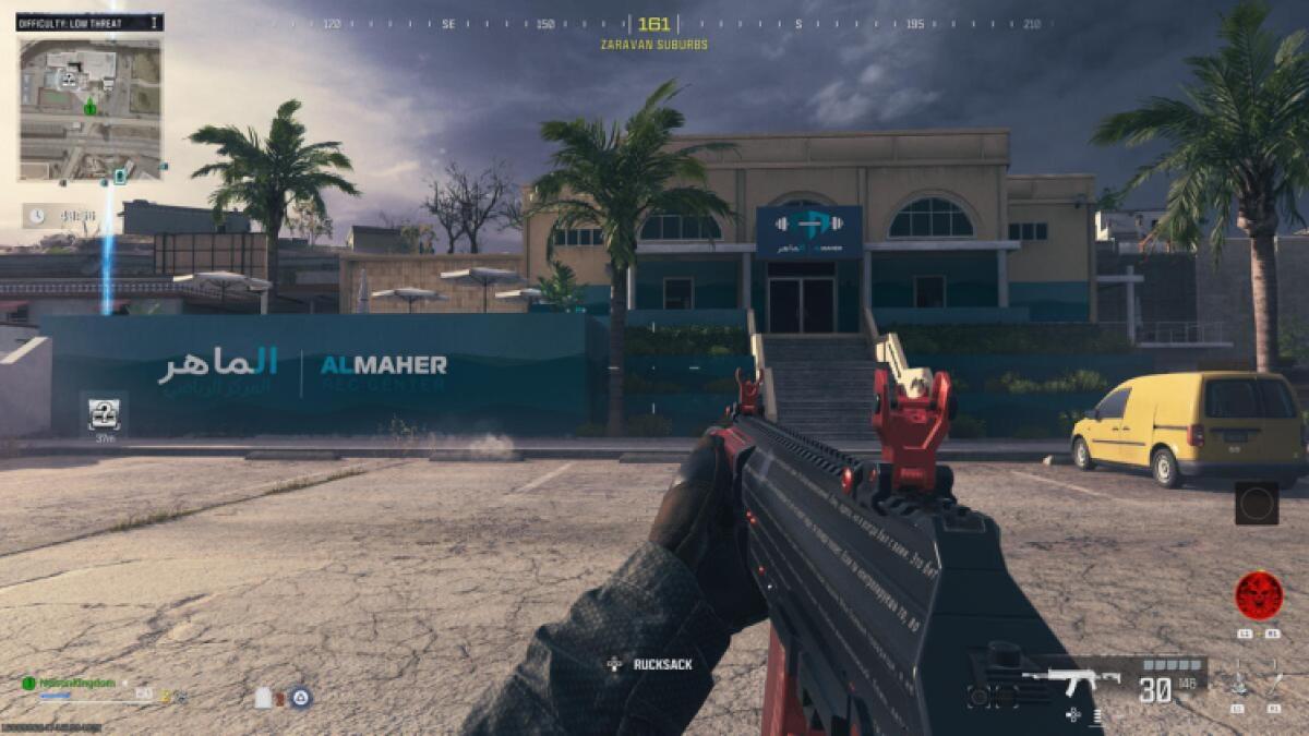 Emplacement de la porte des glyphes de la banlieue de Zaravan de Modern Warfare Zombies