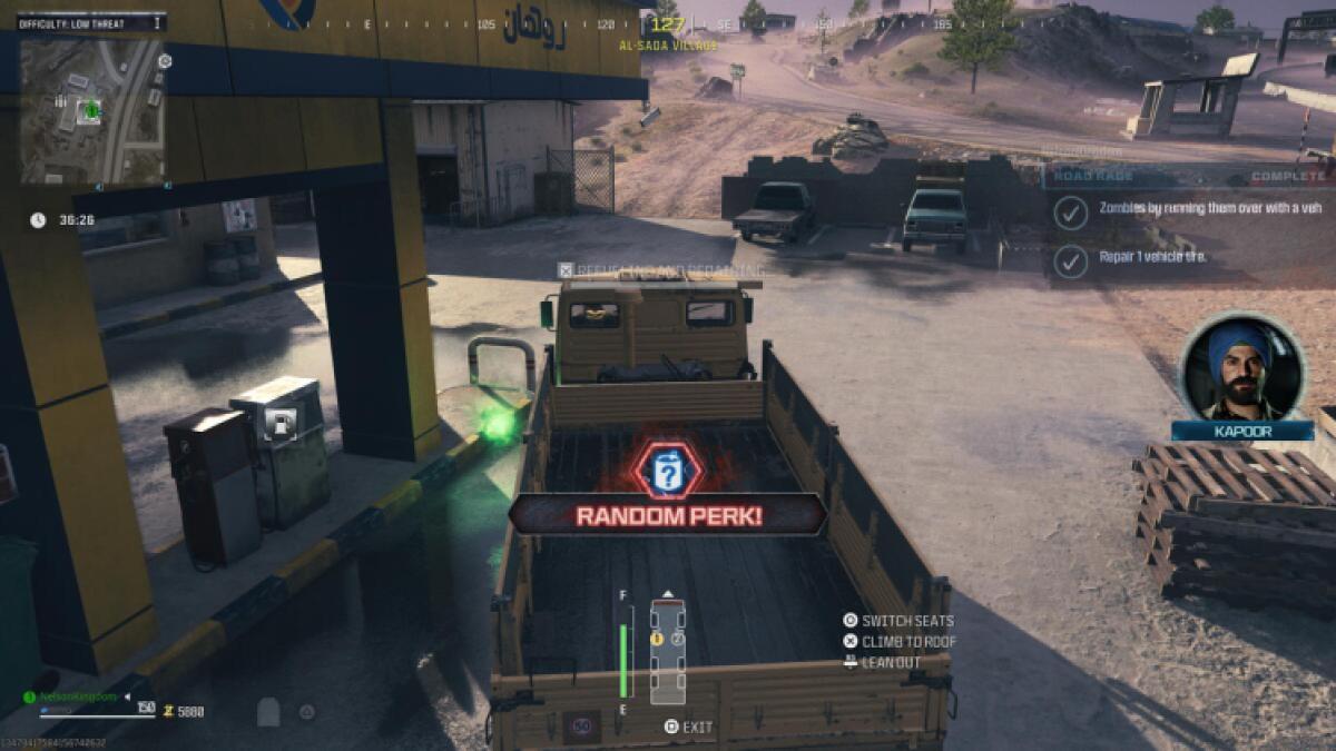 Les zombies de Modern Warfare font le plein et réparent le véhicule