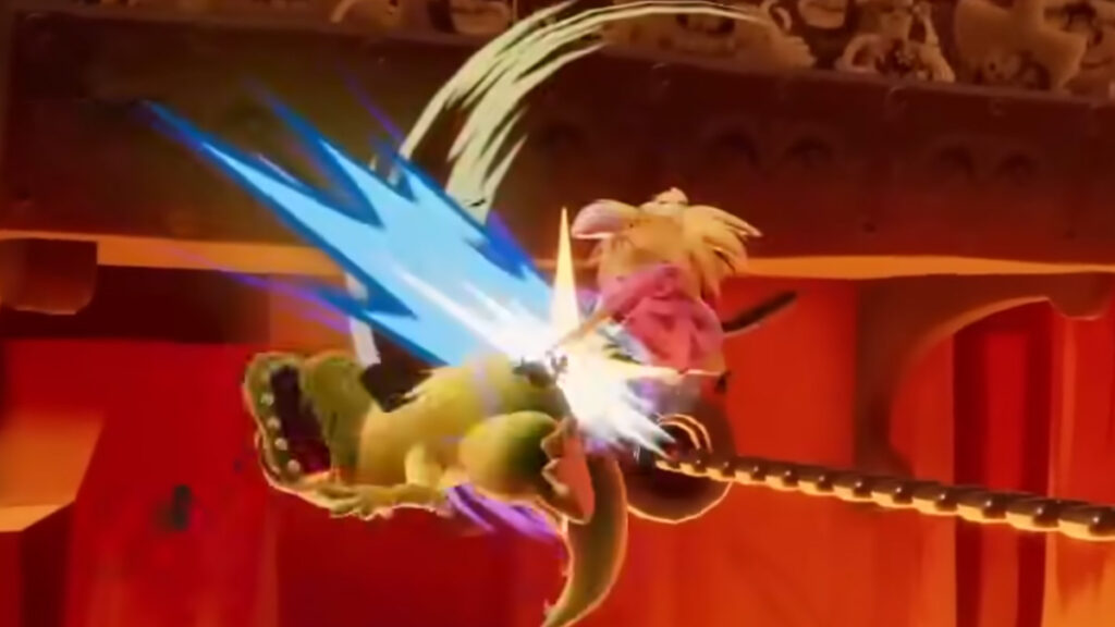 Nickelodeon All-Star Brawl 2 Pic de castor en colère.