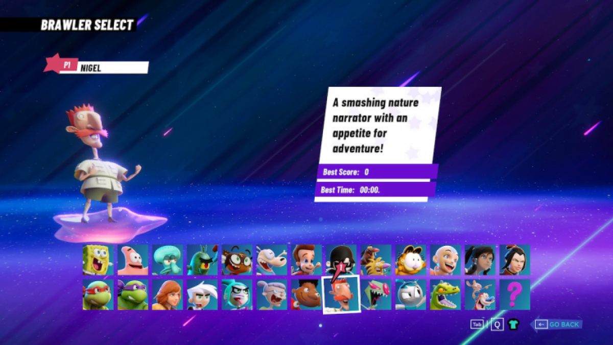 Nigel Nickelodeon All Star Brawl 2