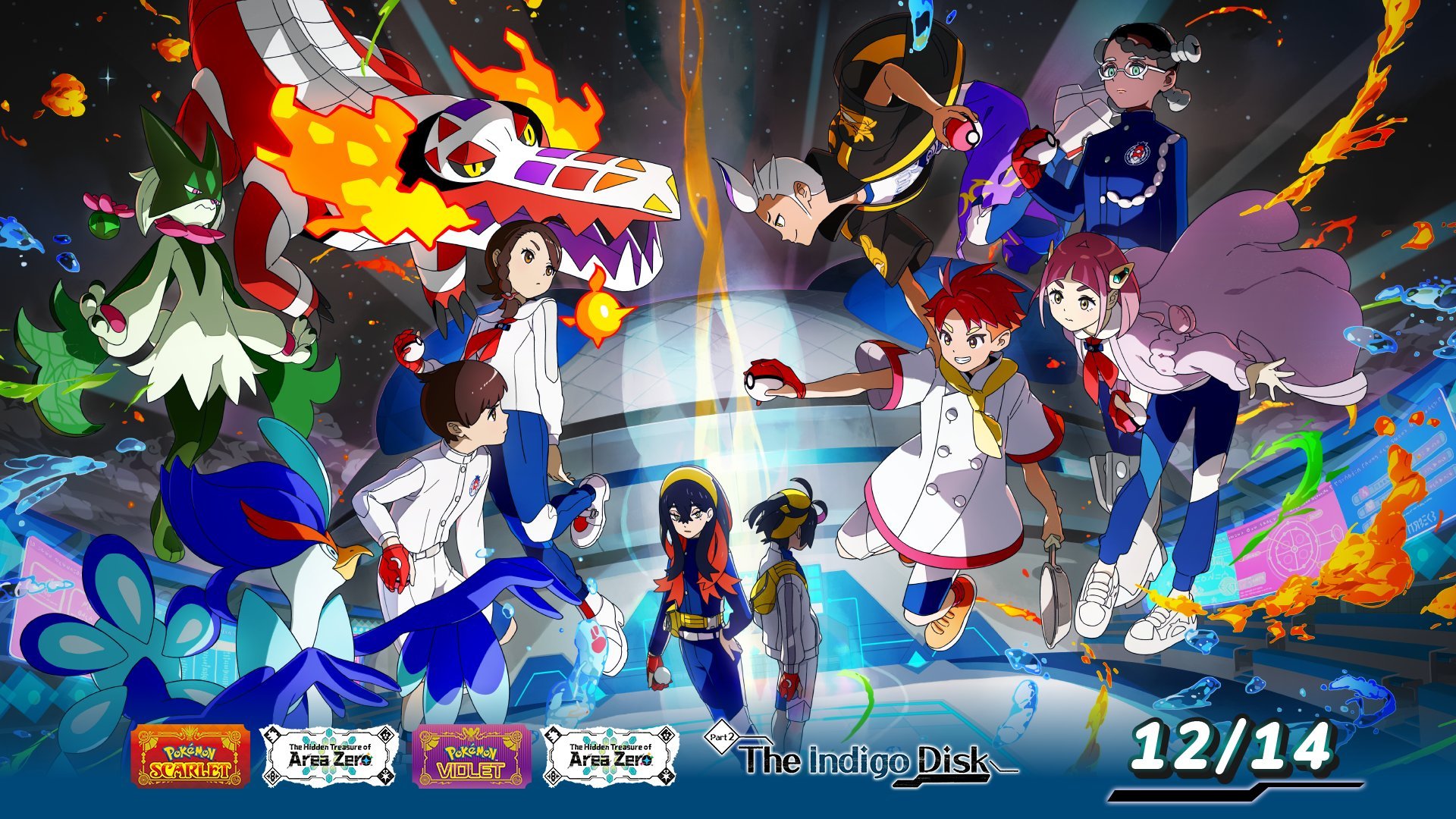 Le DLC Pokémon Scarlet &amp; Violet The Indigo Disk a une date de sortie en décembre