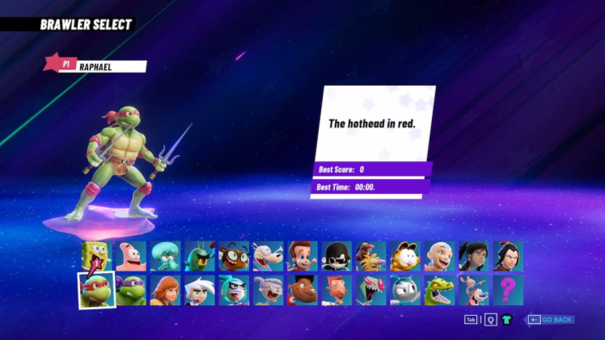 Raphaël Nickelodeon All Star Brawl 2