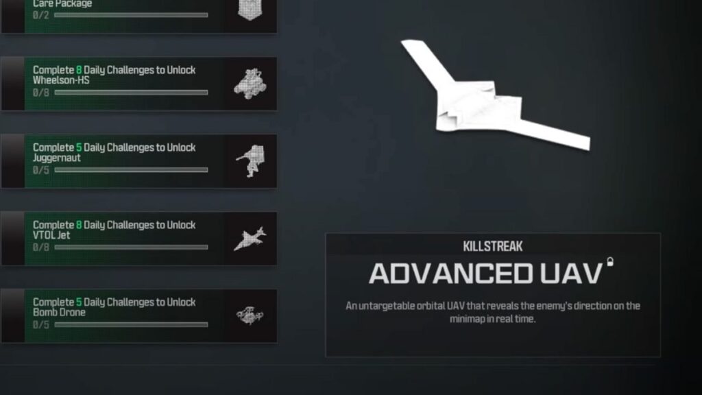 MW3 : drone avancé