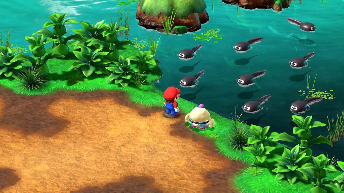 Super Mario RPG : Solutions du puzzle de la chanson Tadpole Melody Bay