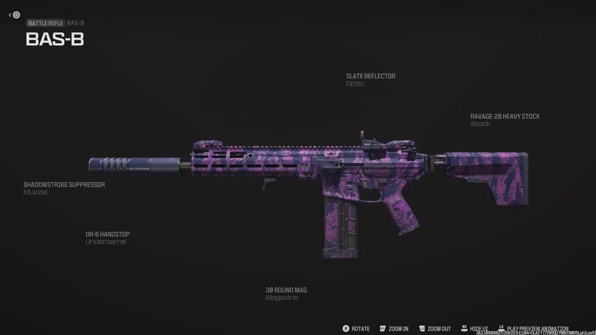 Meilleure version BAS-B dans MW3 : pièces jointes, chargement et avantages