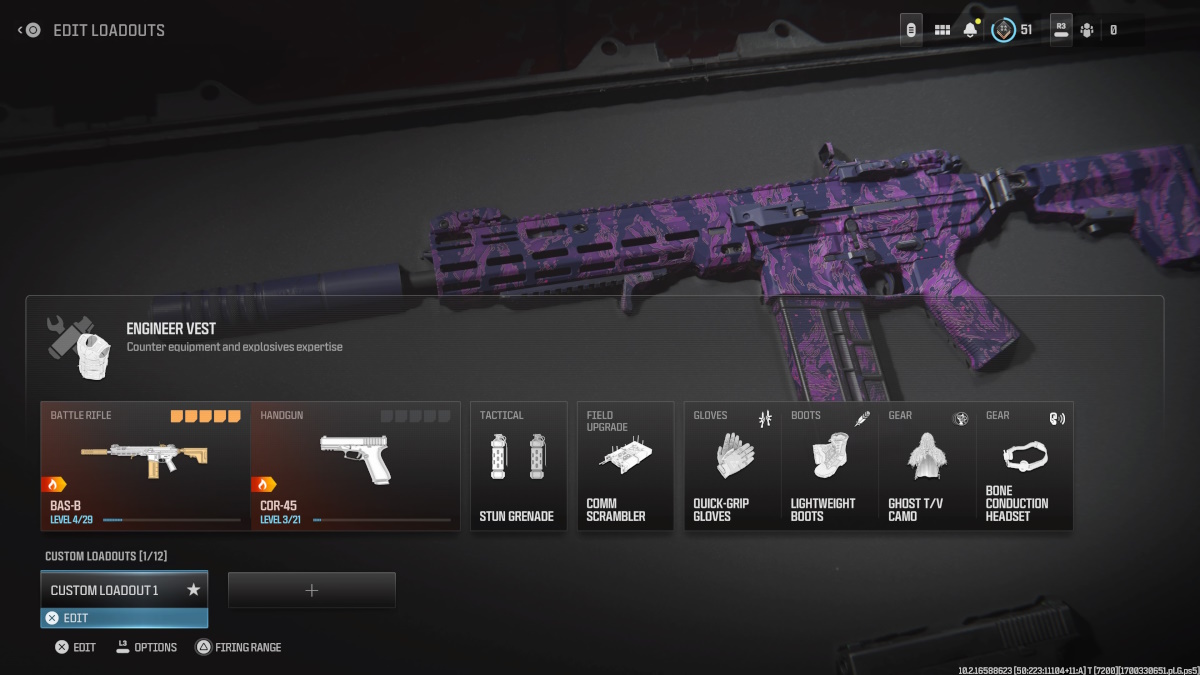Meilleure version BAS-B dans MW3 : pièces jointes, chargement et avantages