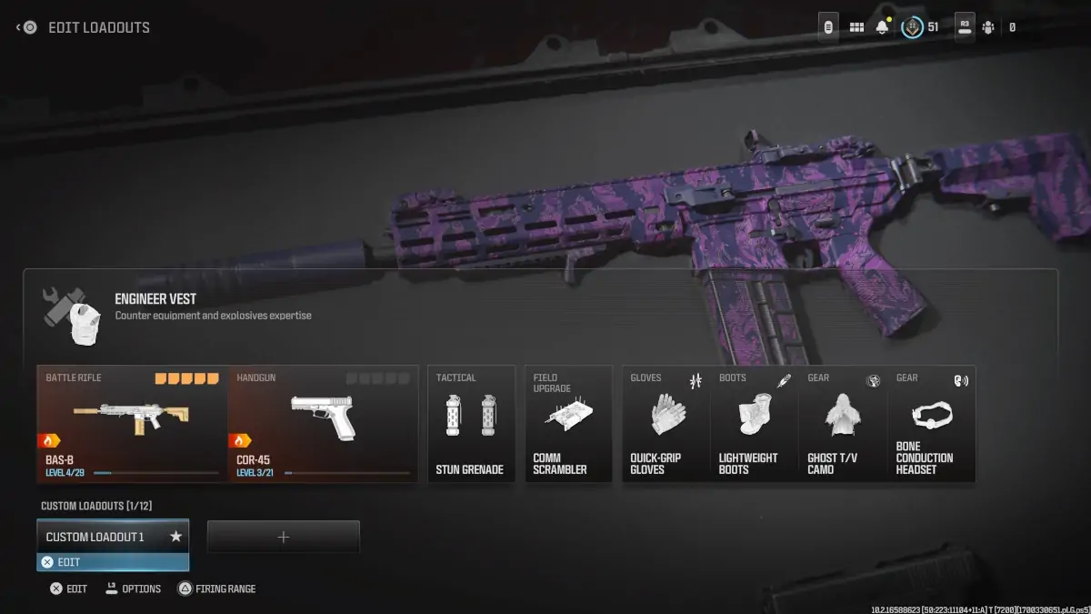 Meilleure version BAS-B dans MW3 : pièces jointes, chargement et avantages